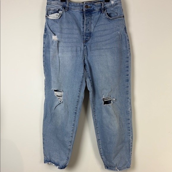 Joe Fresh X Jillian Harris Distressed Boyfriend Jeans Size 32 - Picture 2 of 9